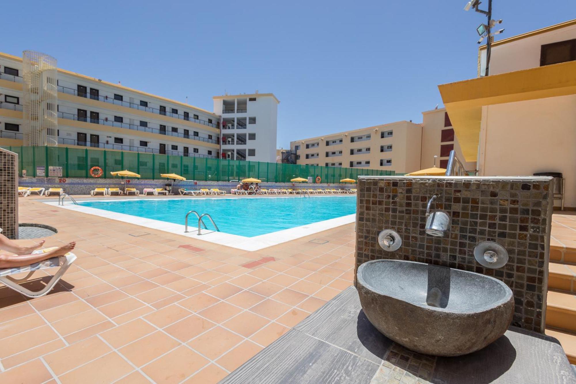 Estudio playa del ingles solarium piscina Las Palmas de Gran Canaria Exterior foto