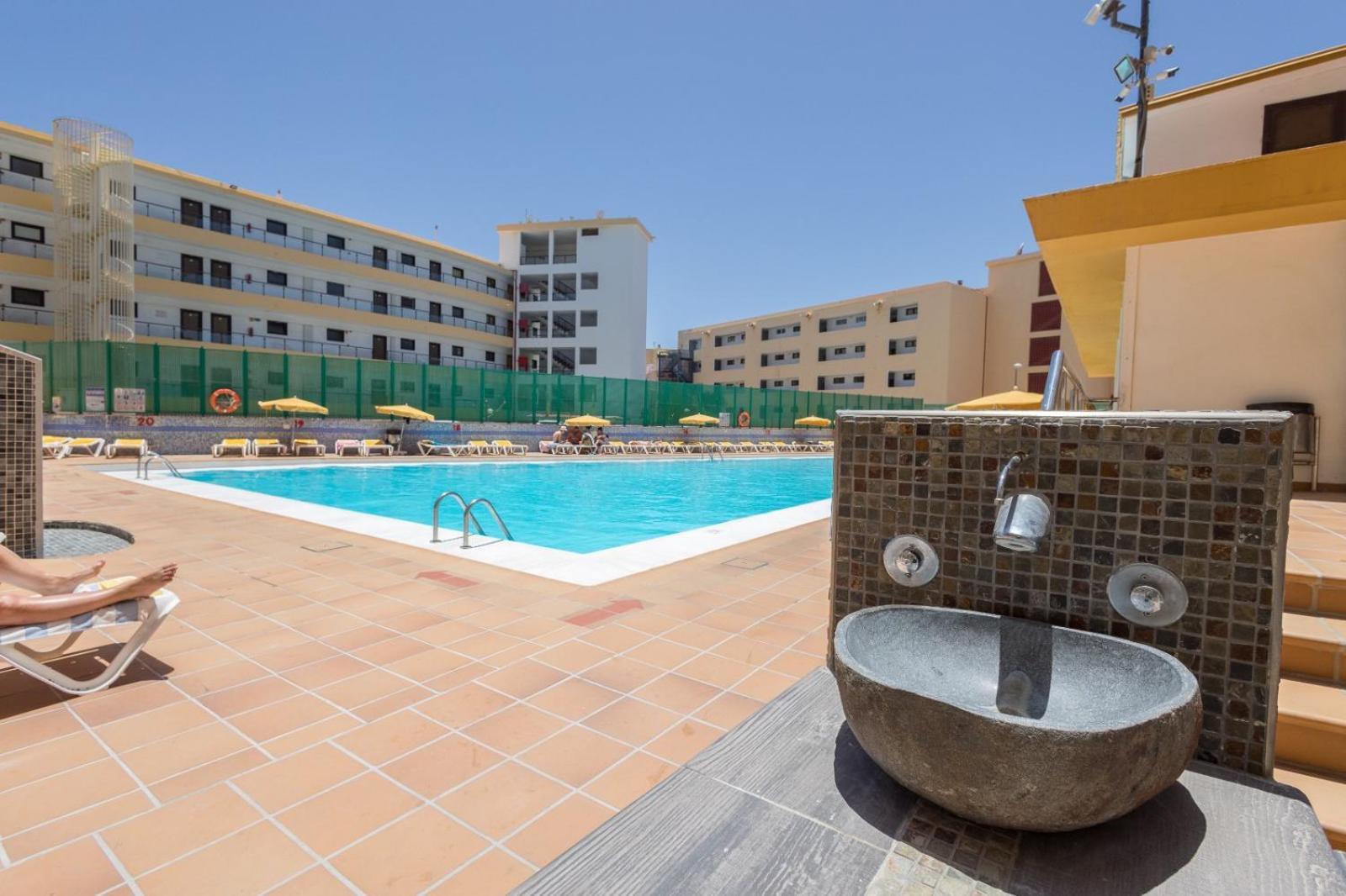 Estudio playa del ingles solarium piscina Las Palmas de Gran Canaria Exterior foto